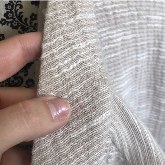 Eileen Fisher cream cotton cardigan jacket size XL - Picture 7 of 8